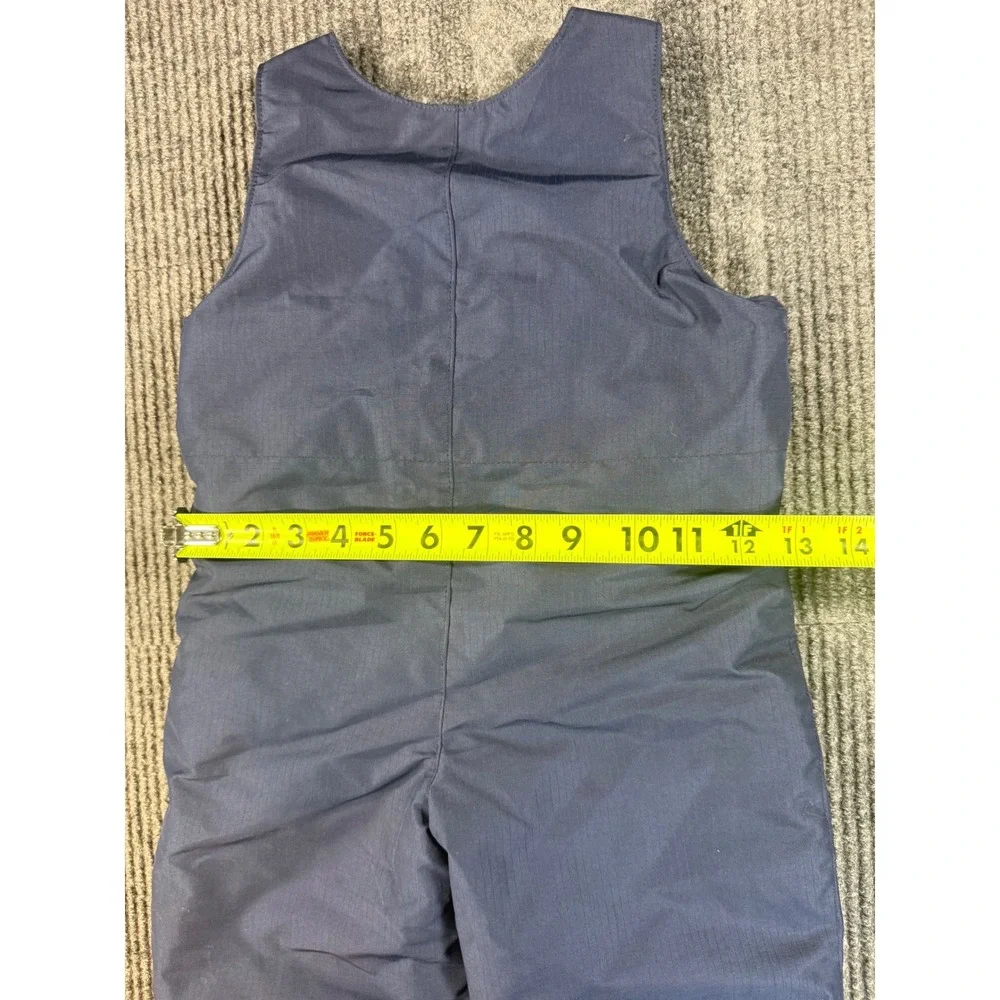 The Childrens Place Navy Blue Fleece Lined Snow Bib Overalls 18-24M